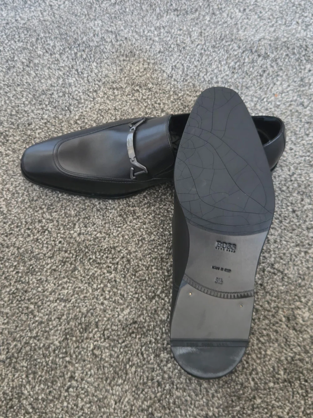Hugo Boss Black Mens Loafers Size  9.5 US